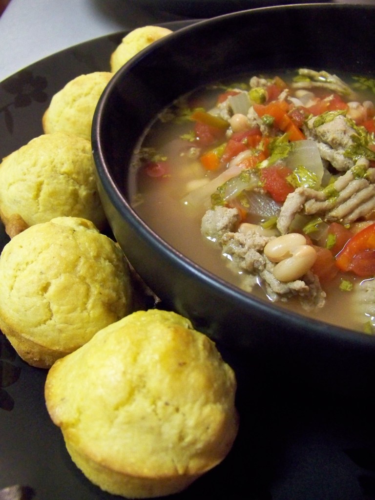 White Bean and Turkey Cilantro Chili
