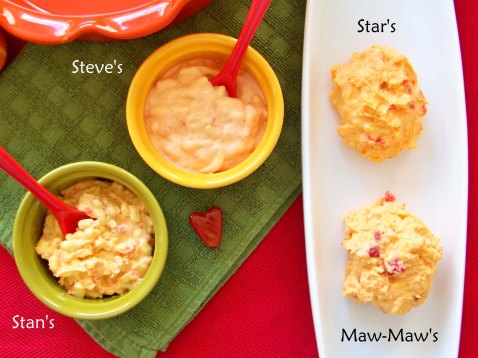 Pimento Cheese Bowls with Names