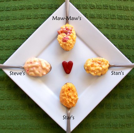 Pimento Square Plate with Names