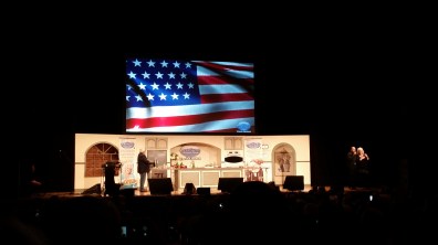 Lee Greenwood's performance was inspiring.